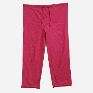 All Heart Pink Scrub Pants Size Medium | Poly Cotton Blend